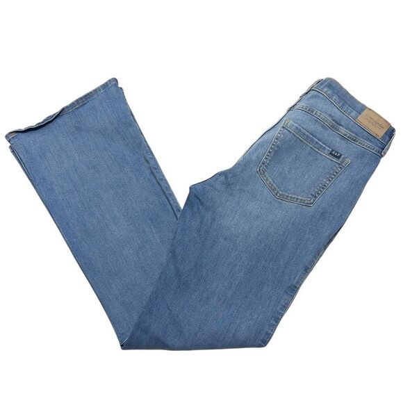 Abercrombie & Fitch High Rise Flare Jeans High Waisted Patchwork Y2K Jeans - Picture 4 of 8